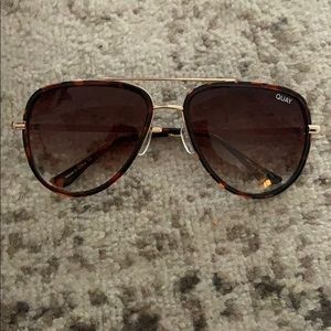 Quay all in tortoise sunglasses (worn once)
